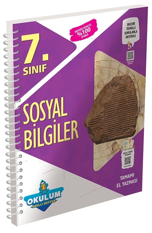 resm Murat Yayınları 7. Sınıf Sosyal Bilgiler Okulum Akıllı Defter