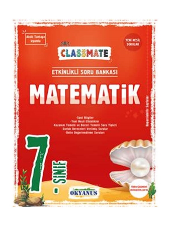 Resim Okyanus Yayıncılık 7. Sınıf Classmate Matematik Soru Bankası