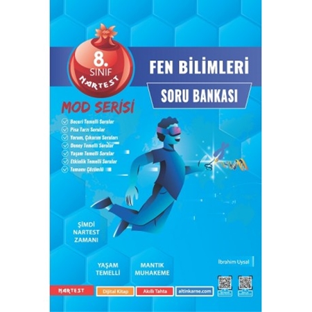 Resim Nartest Yayınları 8. Sınıf Mod Fen Bilimleri Soru Bankası