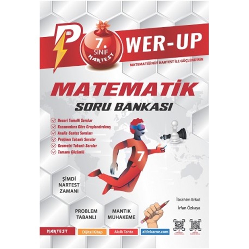 resm Nartest Yayınları 7. Sınıf Power-Up Matematik Soru Bankası