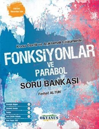 Resim Okyanus Yayınları AYT Fonksiyonlar ve Parabol Soru Bankası