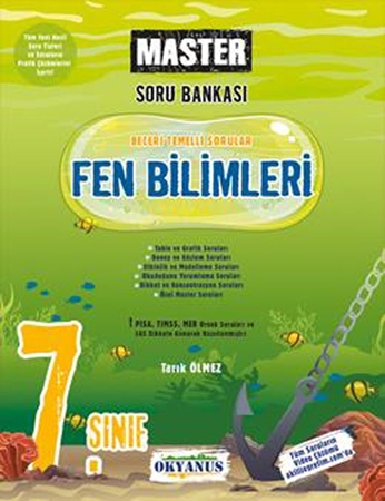 Resim Okyanus Yayınları 7. Sınıf Fen Bilimleri Master Soru Bankası