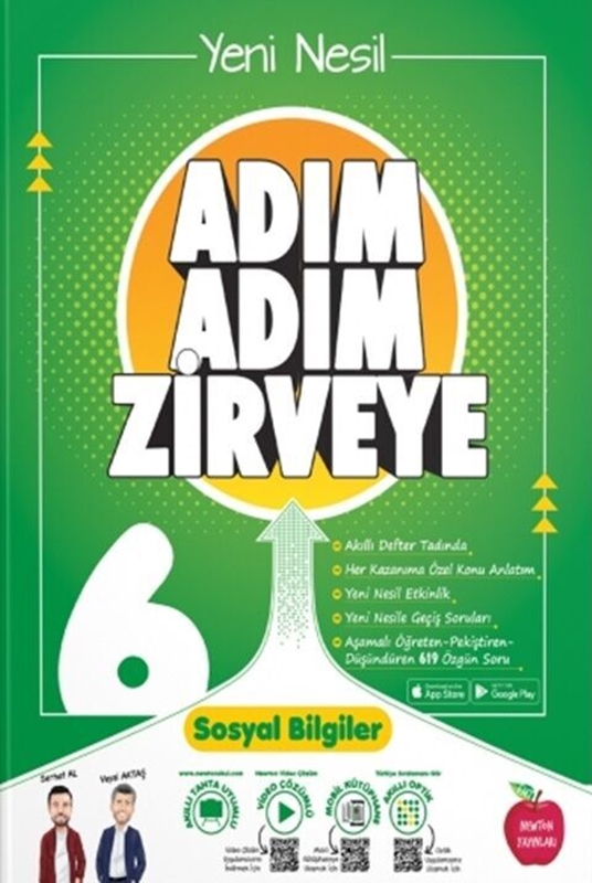 resm Newton Yayınları 6. Sınıf Sosyal Bilgiler Adım Adım Zirveye Soru Bankası