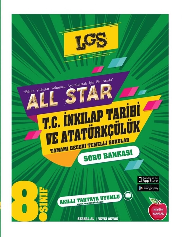 resm Newton Yayınları 8. Sınıf LGS T.C. İnkılap Tarihi ve Atatürkçülük All Star Soru Bankası