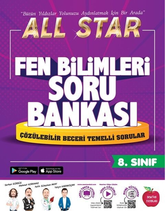 resm Newton Yayınları 8. Sınıf LGS Fen Bilimleri All Star Soru Bankası