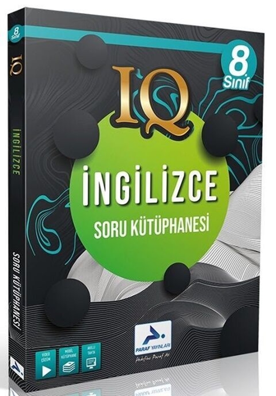 resm Paraf Yayınları 8. Sınıf İngilizce IQ Soru Kütüphanesi
