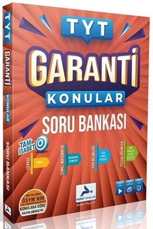 Resim Paraf Yayınları TYT Garanti Konular Soru Bankası