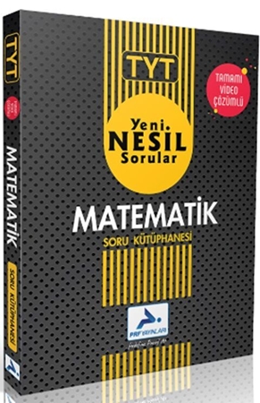 Resim Paraf Yayınları TYT Matematik Yeni Nesil Tamamı Çözümlü Soru Kütüphanesi