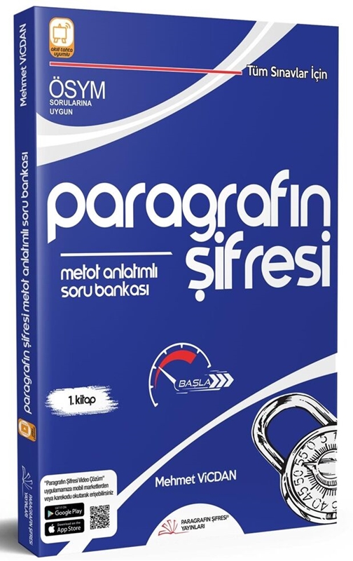 resm Paragrafın Şifresi ÖSYM nin Yaptığı Tüm Sınavlar için Paragrafın Şifresi Metot Anlatımlı Soru Bankası