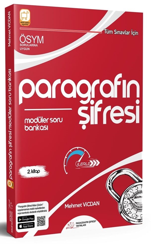resm Paragrafın Şifresi ÖSYM nin Yaptığı Tüm Sınavlar için Paragrafın Şifresi Modüler Soru Banksaı