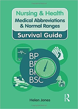 Resim Medical Abbreviations and Normal Ranges