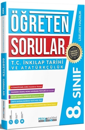 Resim Pruva Akademi 8. Sınıf T.C. İnkılap Tarihi ve Atatürkçülük Öğreten Soru Bankası