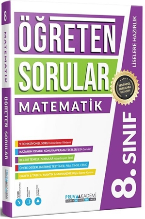 Resim Pruva Akademi 8. Sınıf Matematik Öğreten Soru Bankası