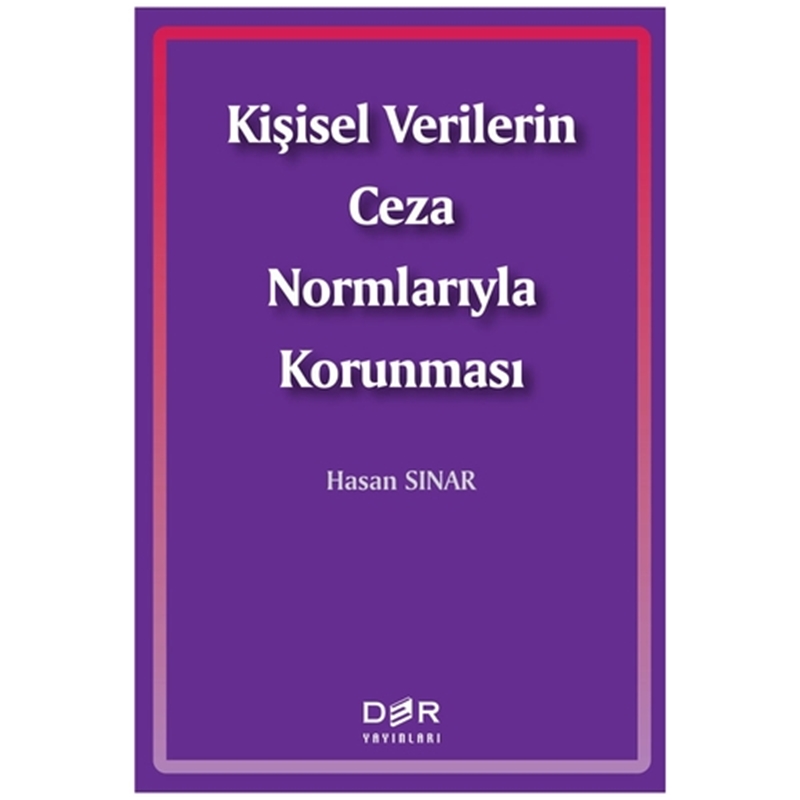 resm Kişisel Verilerin Ceza Normlarıyla Korunması - Hasan Sınar