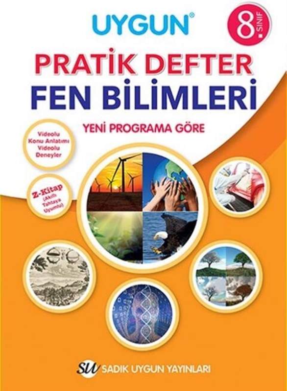 resm Sadık Uygun Yayınları 8. Sınıf Fen Bilimleri Pratik Defter