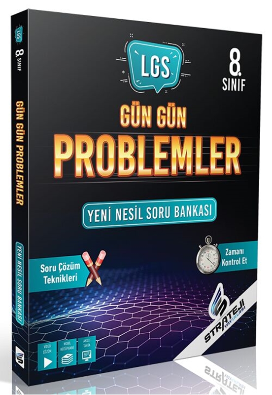 resm Strateji Yayınları 8. Sınıf LGS Matematik Gün Gün Problemler Soru Bankası