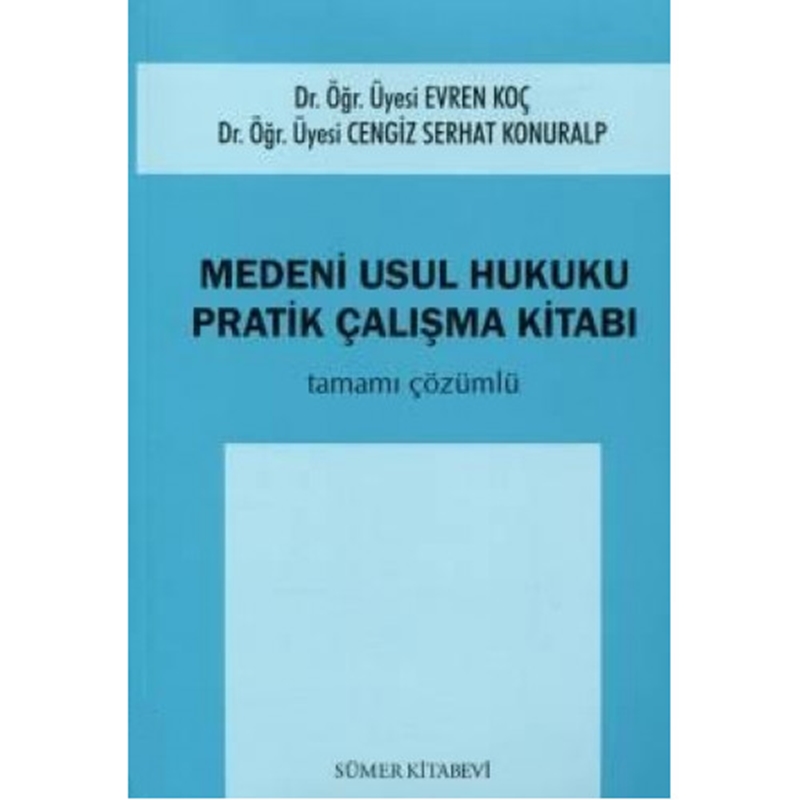 resm Medeni Usul Hukuku Pratik Çalışmaları
