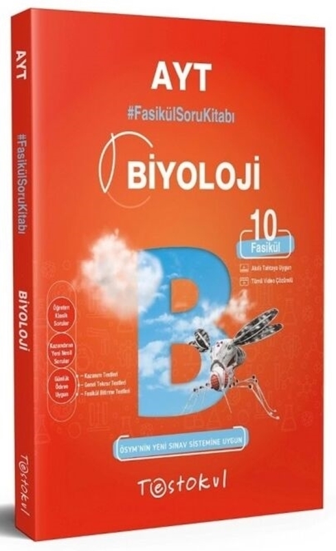 resm Test Okul Yayınları AYT Biyoloji Fasikül Soru Kitabı