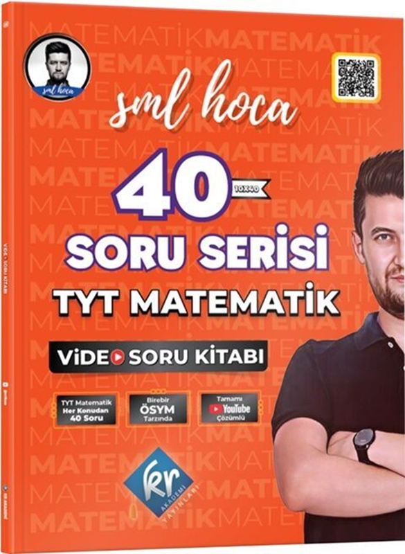 resm KR Akademi SML Hoca TYT Matematik 40 Soru Serisi Video Soru Kitabı