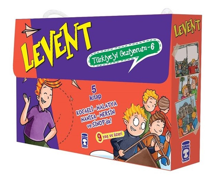 resm Levent Türkiye'yi Geziyorum 6 Set - (5 Kitap)