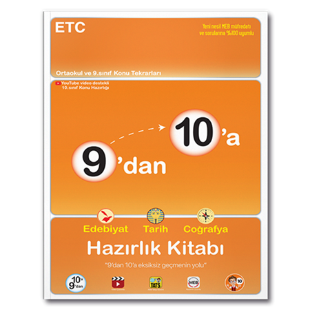 Resim 9'dan 10'a Edebiyat Tarih Coğrafya Hazırlık Kitabı