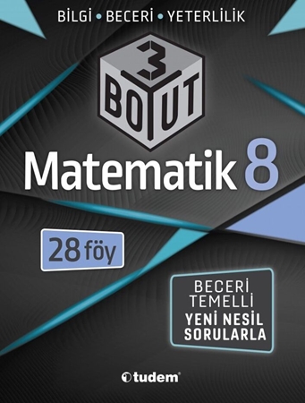 Resim Tudem Yayınları 8. Sınıf Matematik 3 Boyut 28 li Föy