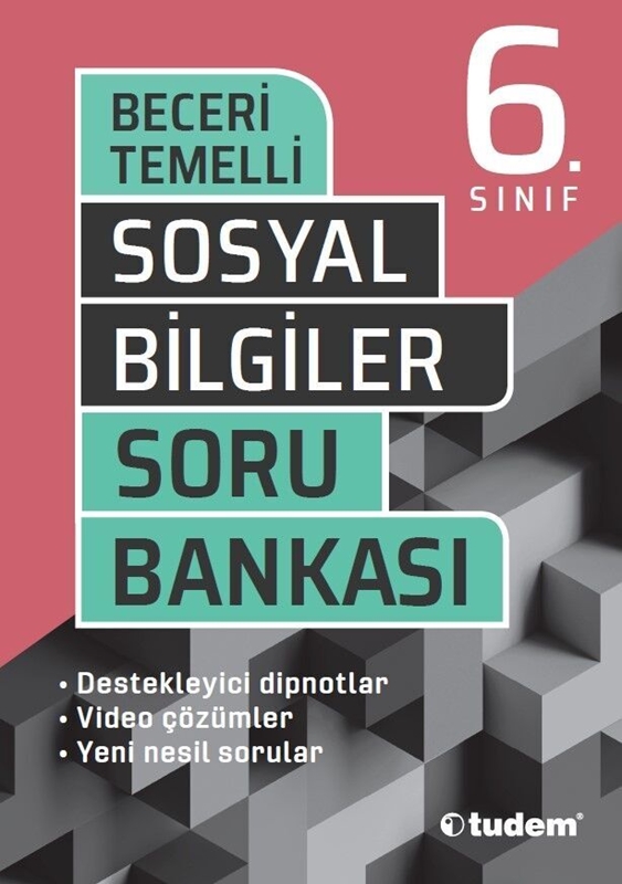 resm Tudem Yayınları 6. Sınıf Sosyal Bilgiler Beceri Temelli Soru Bankası