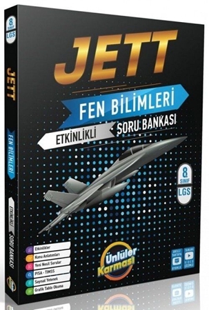 Resim Ünlüler Karması 8. Sınıf LGS Fen Bilimleri Jett Soru Bankası