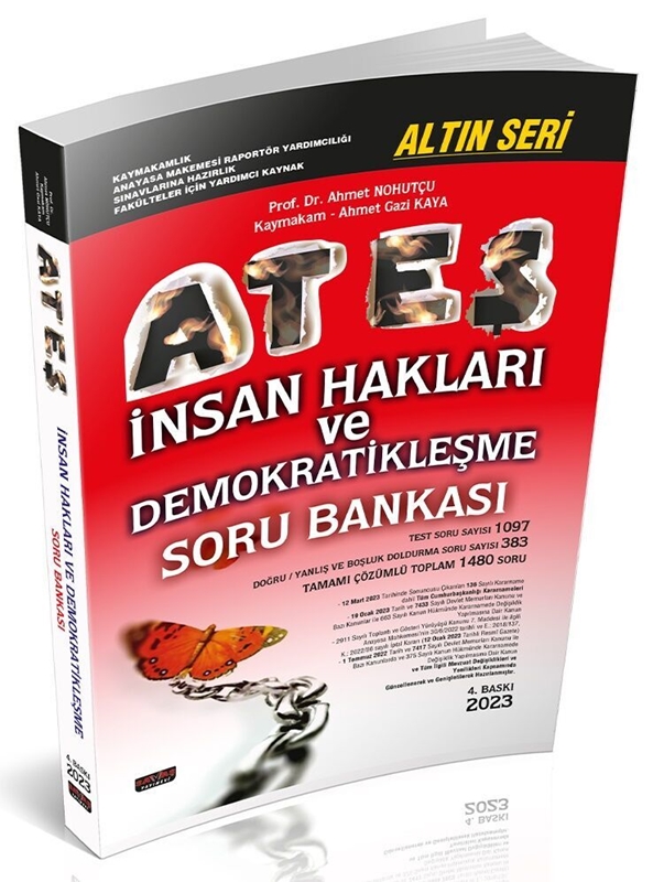 resm Savaş Yayınları Ateş İnsan Hakları ve Demokratikleşme Soru Bankası