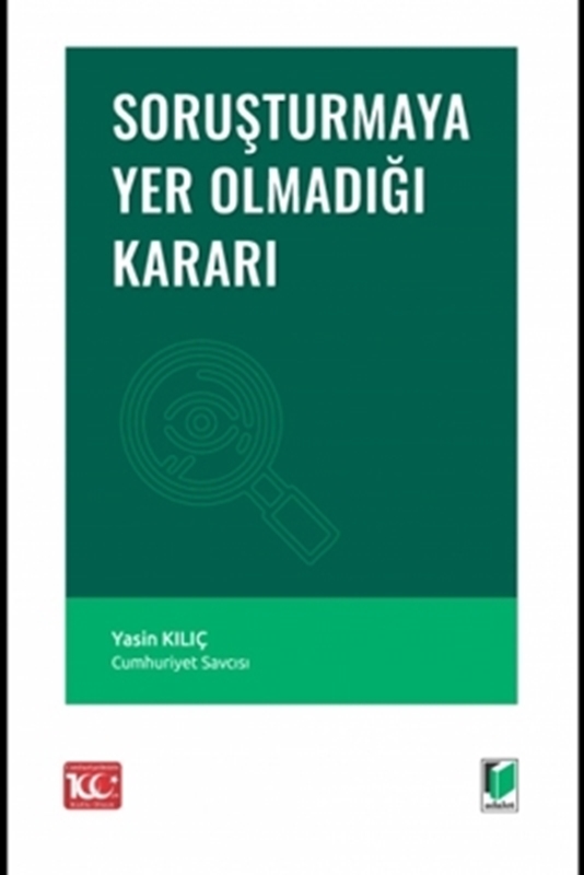 resm Soruşturmaya Yer Olmadığı Kararı