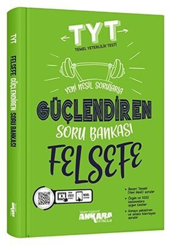 resm Ankara Yayıncılık TYT Felsefe Güçlendiren Soru Bankası