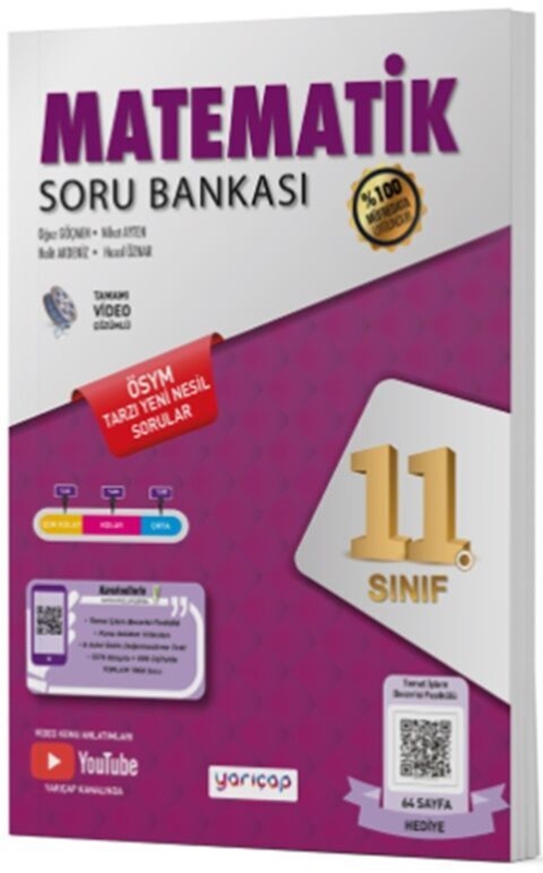 resm YarıÇap Yayınları 11. Sınıf Matematik Soru Bankası
