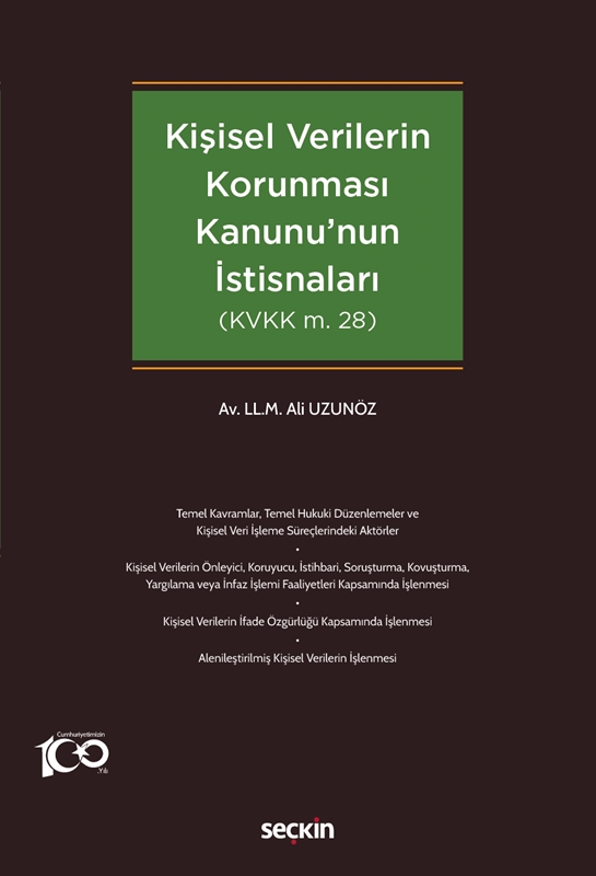 resm Kişisel Verilerin Korunması Kanununun İstisnaları