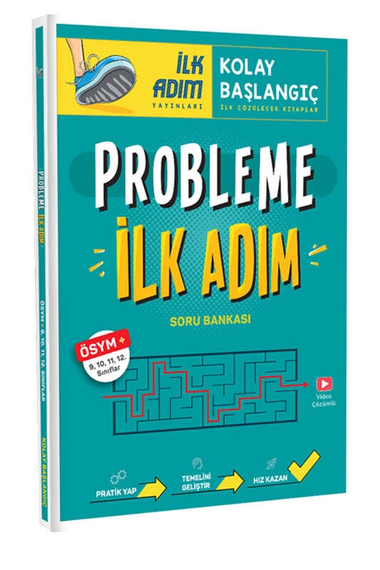 resm İlk Adım Yayınları 2024 TYT AYT Probleme İlk Adım Soru Bankası