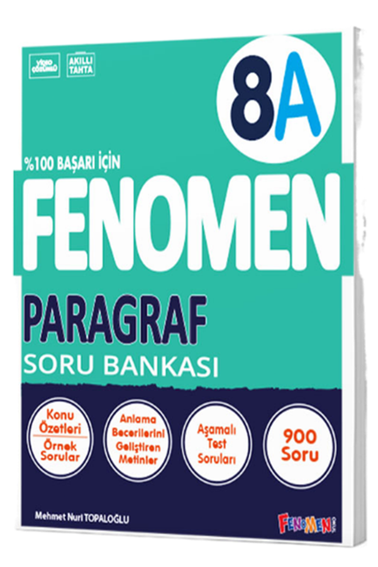 resm 8. Sınıf Paragraf A Soru Bankası Fenomen Yayınları