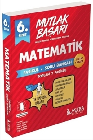 Resim Muba Yayınları 6. Sınıf Matematik Mutlak Başarı Fasikül Soru Bankası