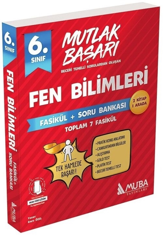 resm Muba Yayınları 6. Sınıf Fen Bilimleri Mutlak Başarı Fasikül Soru Bankası