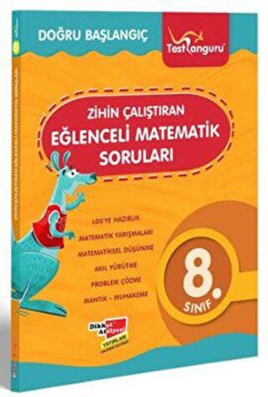 resm Dikkat Atölyesi Yayınları 8. Sınıf Zihin Çalıştıran Eğlenceli Kanguru Matematik Soruları