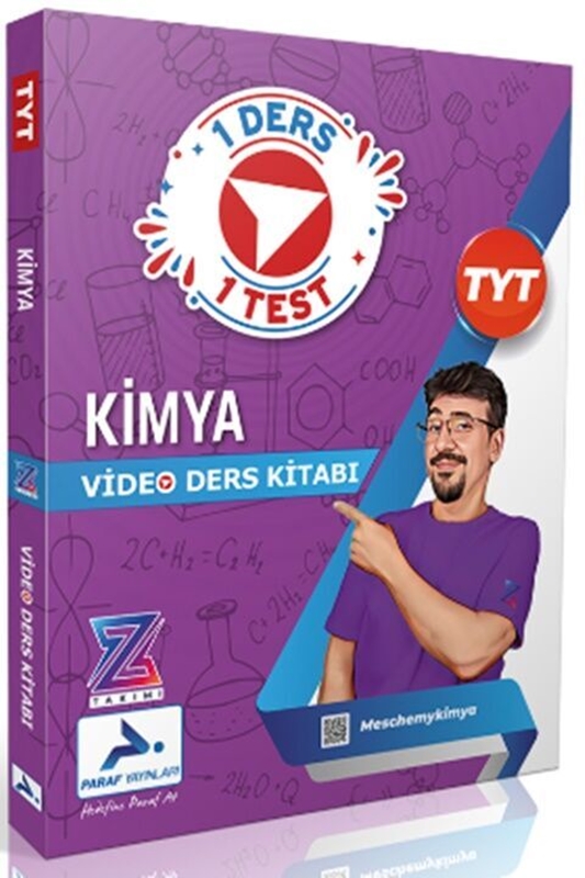 resm Paraf Yayınları Z Takımı TYT Kimya Video Ders Anlatım Kitabı