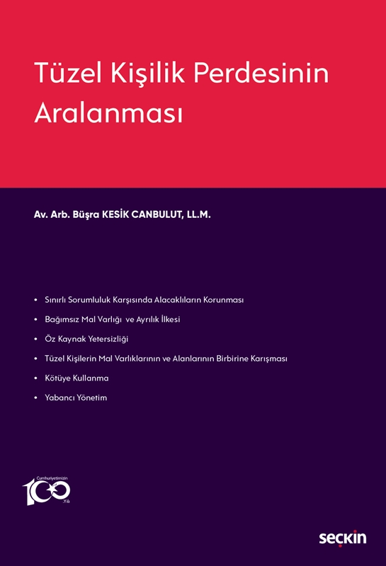 resm Tüzel Kişilik Perdesinin Aralanması