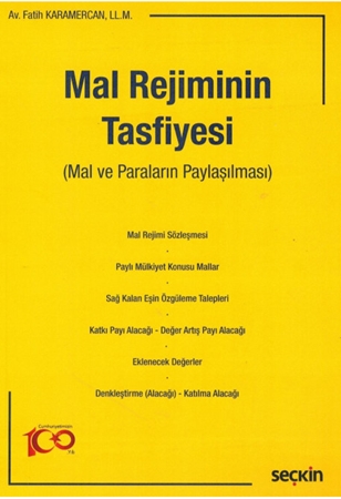Resim Mal Rejiminin Tasfiyesi (Mal ve Paraların Paylaşılması)
