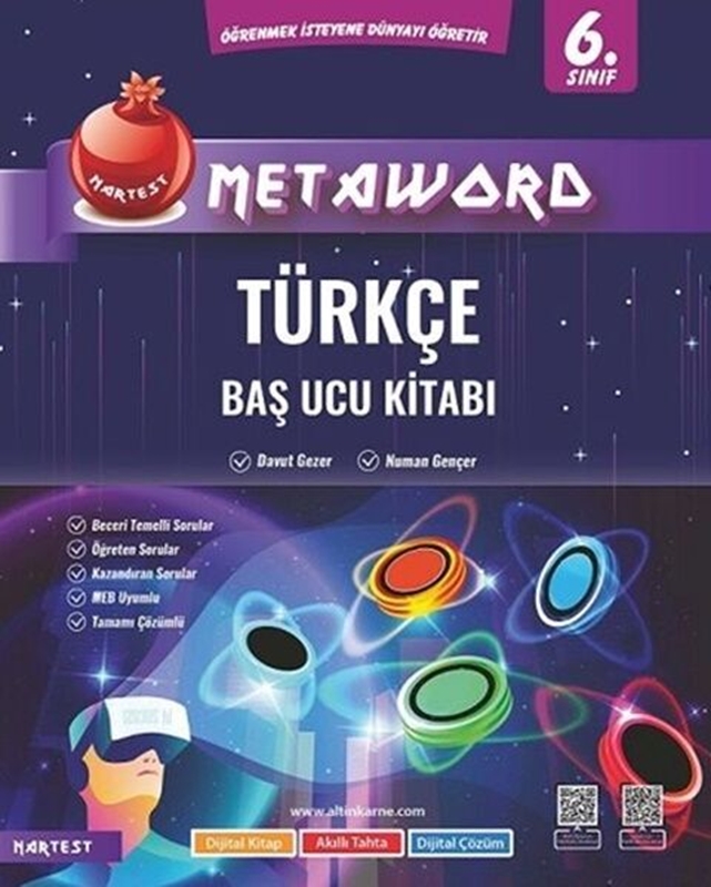 resm Nartest Yayınları 6. Sınıf Türkçe Metaword Baş Ucu Kitabı