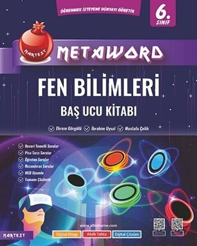 resm Nartest Yayınları 6. Sınıf Fen Bilimleri Metaword Baş Ucu Kitabı