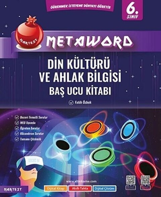 resm Nartest Yayınları 6. Sınıf Din Kültürü ve Ahlak Bilgisi Metaword Baş Ucu Kitabı