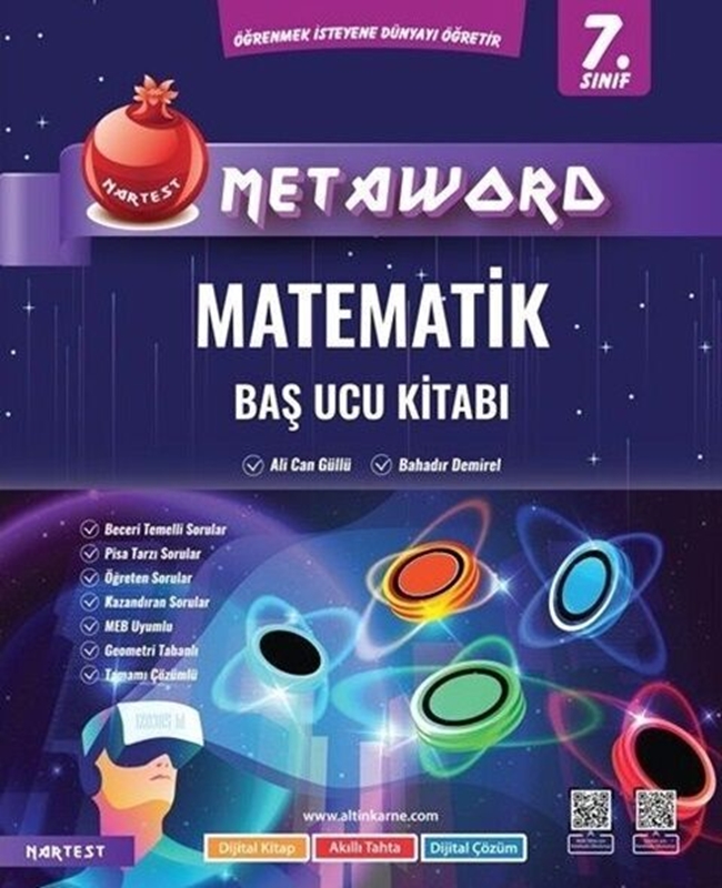 resm Nartest Yayınları 7. Sınıf Matematik Metaword Baş Ucu Kitabı