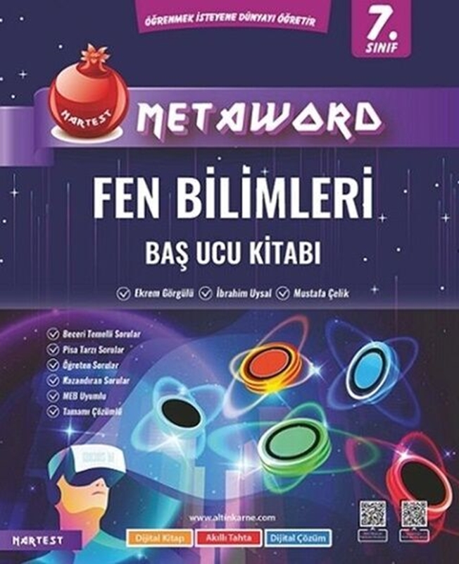 resm Nartest Yayınları 7. Sınıf Fen Bilimleri Metaword Baş Ucu Kitabı