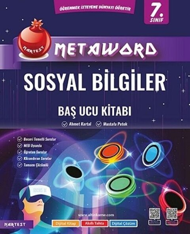 resm Nartest Yayınları 7. Sınıf Sosyal Bilgiler Metaword Baş Ucu Kitabı