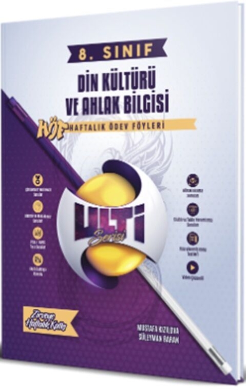 resm Bes Yayınları 8. Sınıf LGS Din Kültürü ve Ahlak Bilgisi Ulti Serisi Haftalık Ödev Föyleri