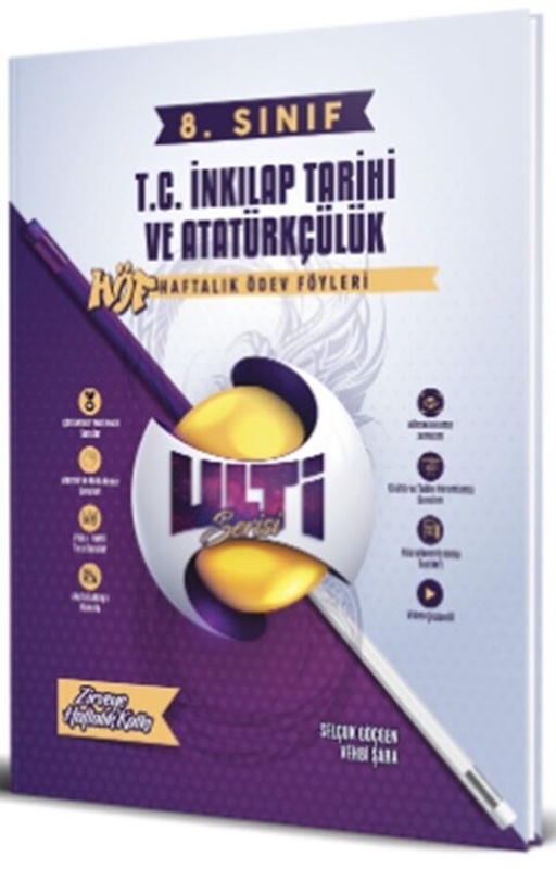 resm Bes Yayınları 8. Sınıf LGS T.C. İnkılap Tarihi ve Atatürkçülük Ulti Serisi Haftalık Ödev Föyleri