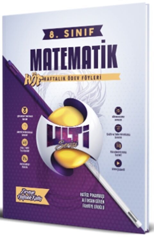 resm Bes Yayınları 8. Sınıf LGS Matematik Ulti Serisi Haftalık Ödev Föyleri